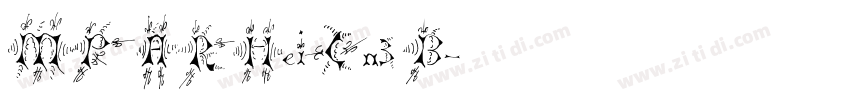 MP ARHeiCn3 B字体转换